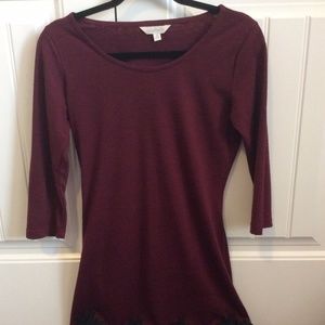 Charming Charlie Maroon Dress