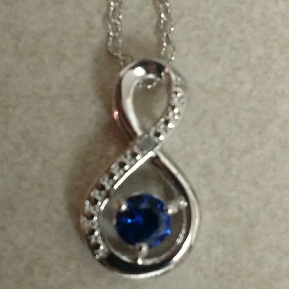 A sapphire necklace NWOT