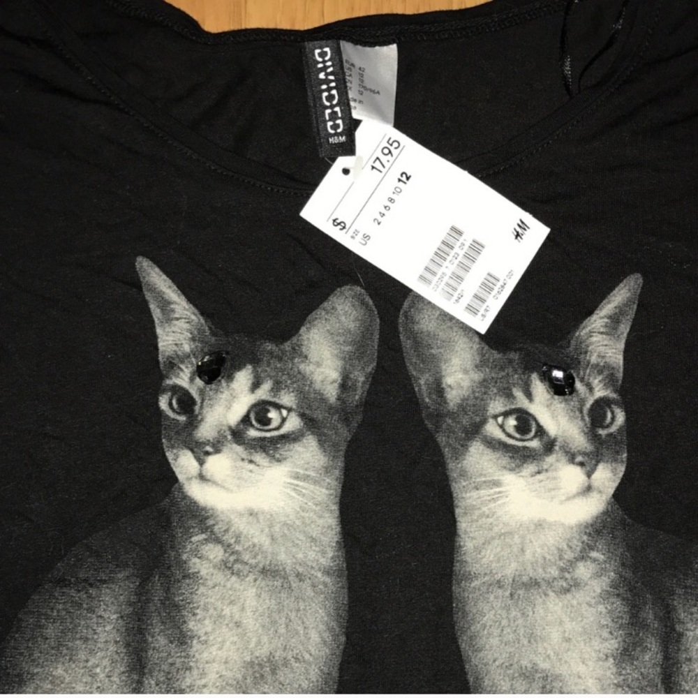 NWT Siamese cat shirt