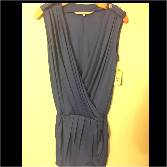 Royal Blue Rachel Roy wrap dress - Picture 1 of 4