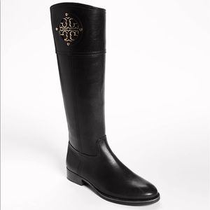 FINAL PRICE Tory Burch Kiernan Black Riding Boots