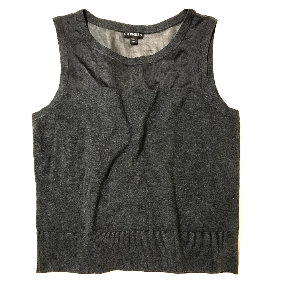 Express gray sophisticated tank