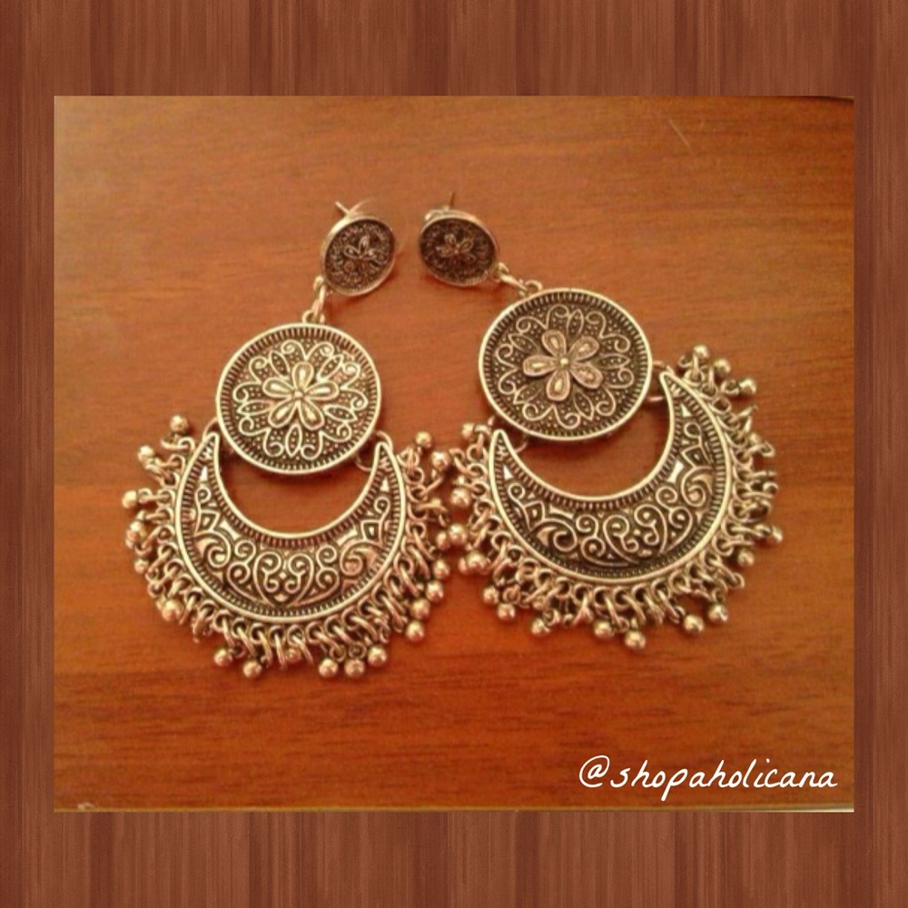 a golden bronze | earrings