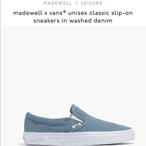 Madewell Vans
