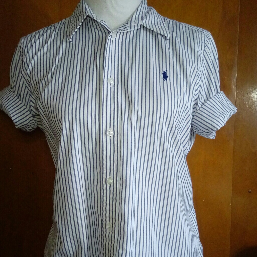 Stripped button down