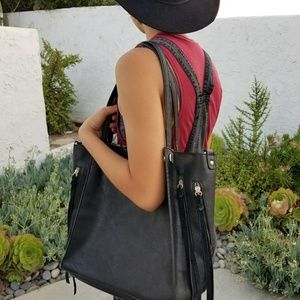 Black Vegan Tote