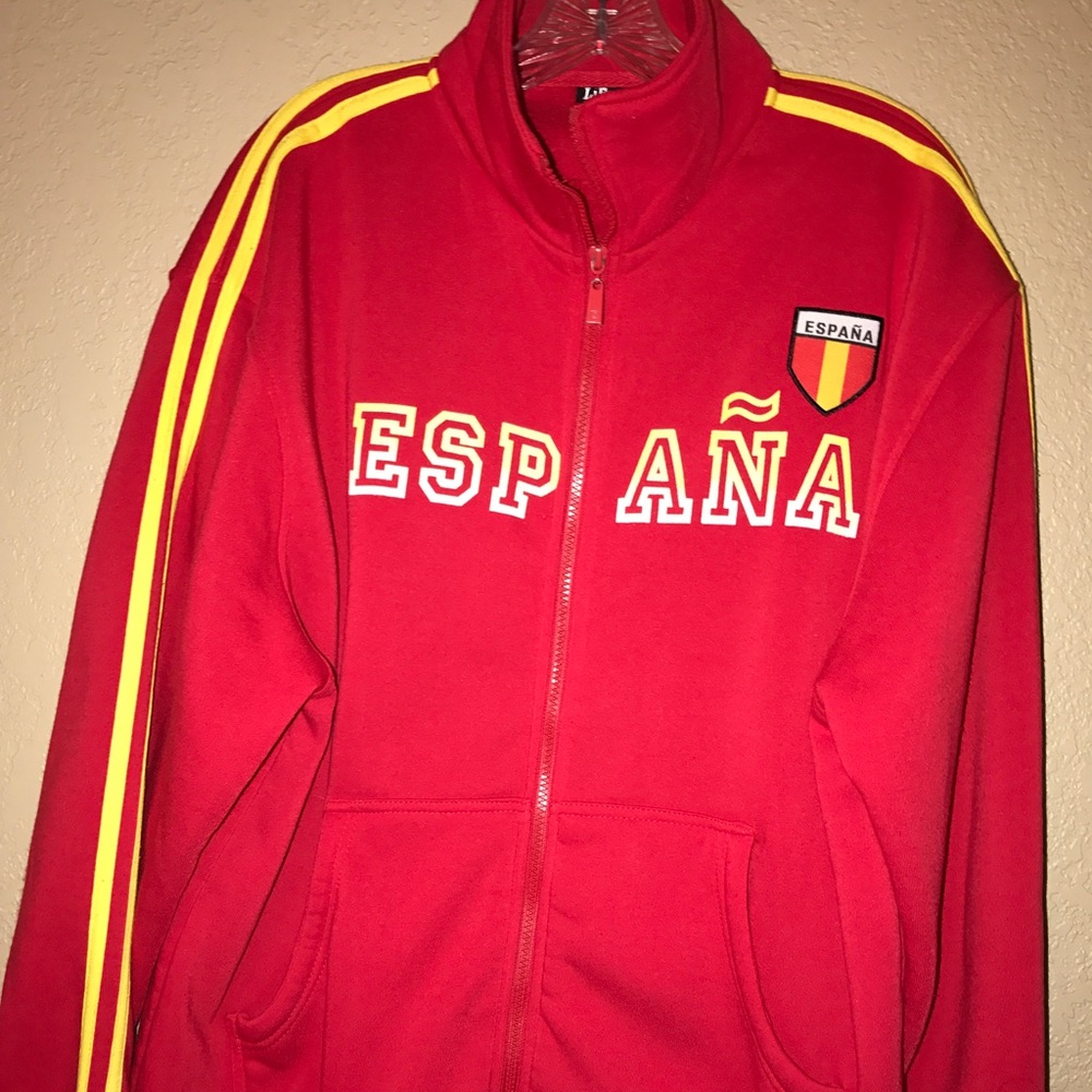 Red España Jacket - Futball/Soccer Jacket