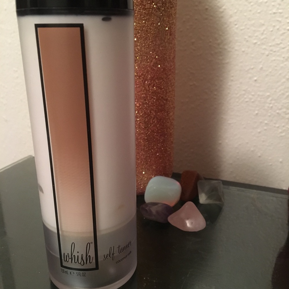 Whish coconut milk self tanner