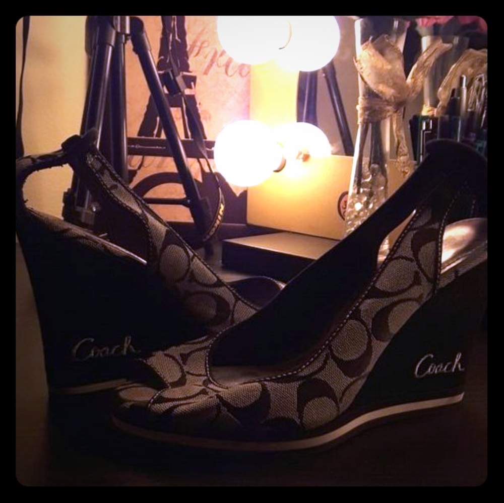 Coach wedges