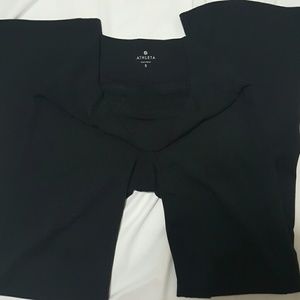 ATHLETA ACTIVE FLARE PANTS WITH POCKETS