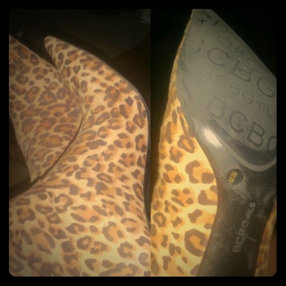 Chettah print BCBG Booties