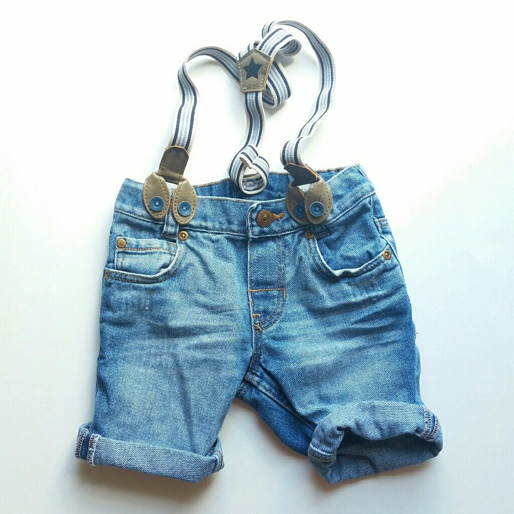 H&M suspender shorts