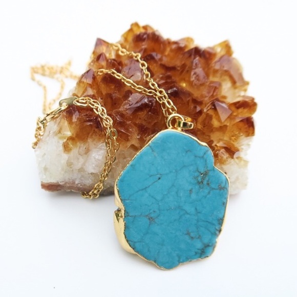 Twilight Gypsy Collective Jewelry - Turquoise semi precious stone necklace