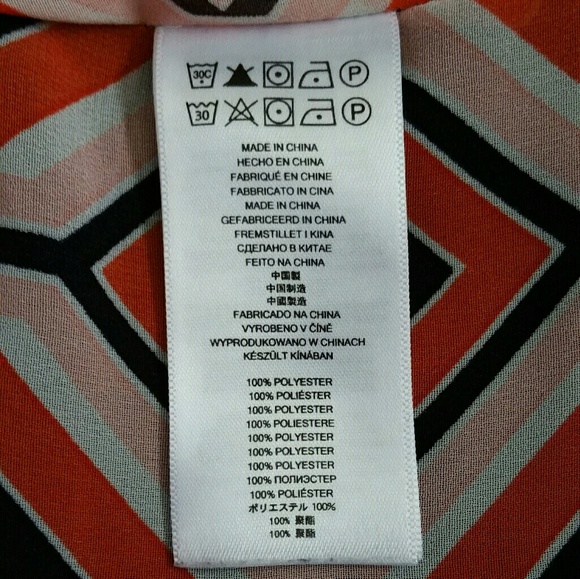 Michael Kors Multi-colored Asymmetrical Blouse - Picture 6 of 6