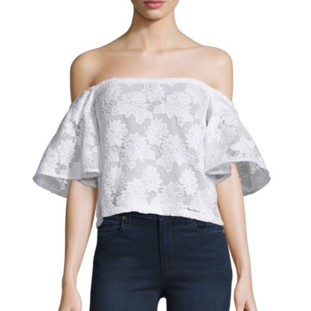 Revolve NICHOLAS Floral Off the Shoulder Top