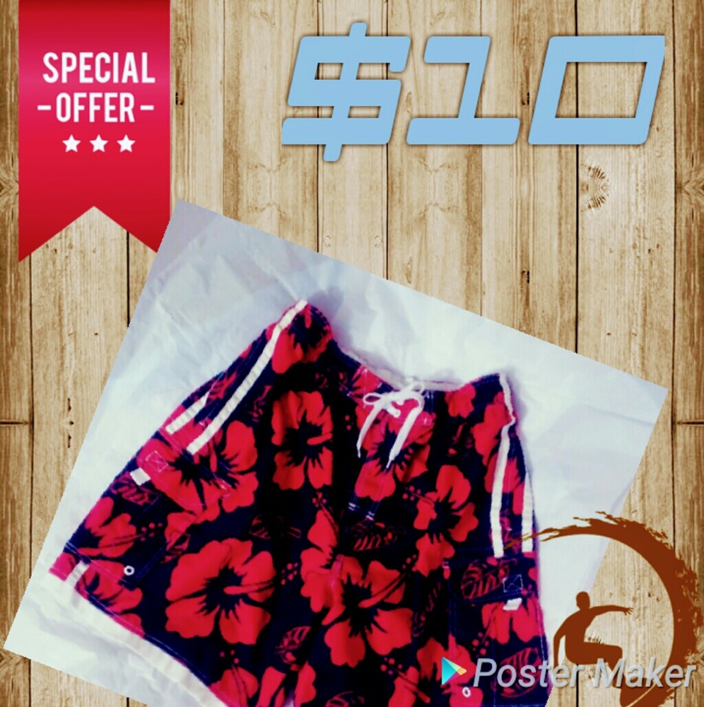 Men's FG Swim Trunk.  Size Large 36-38"