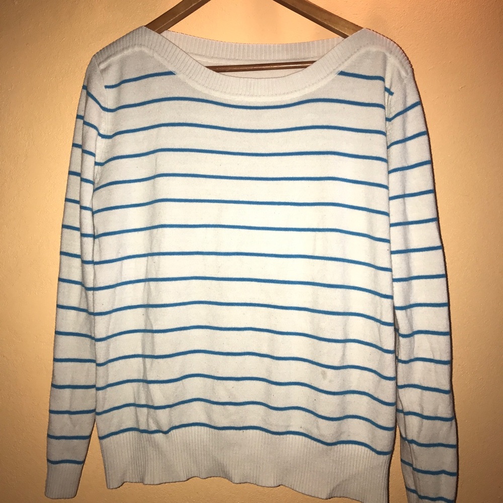 Striped crew neck