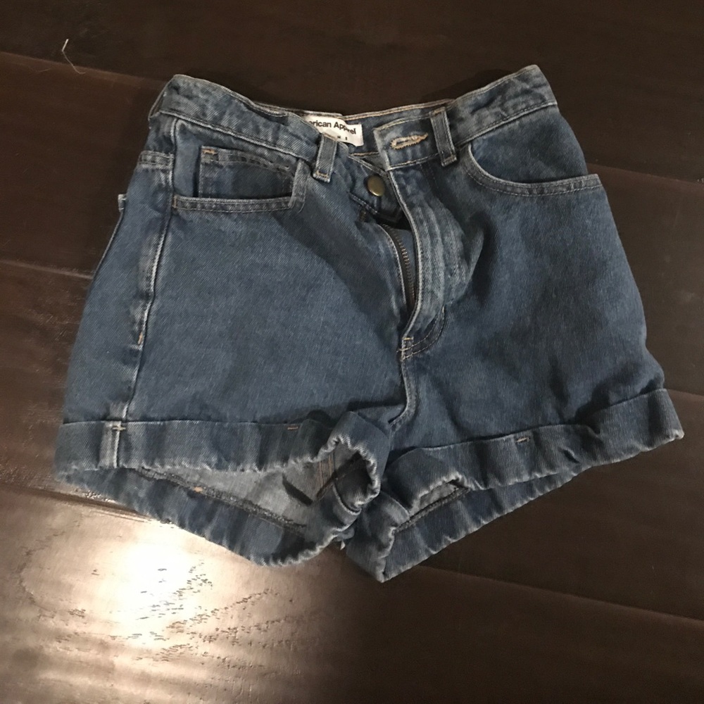 Denim shorts