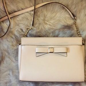 Cream Kate spade cross-body