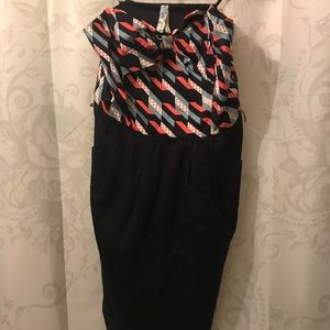 Maeve Strapless Anthro Dress