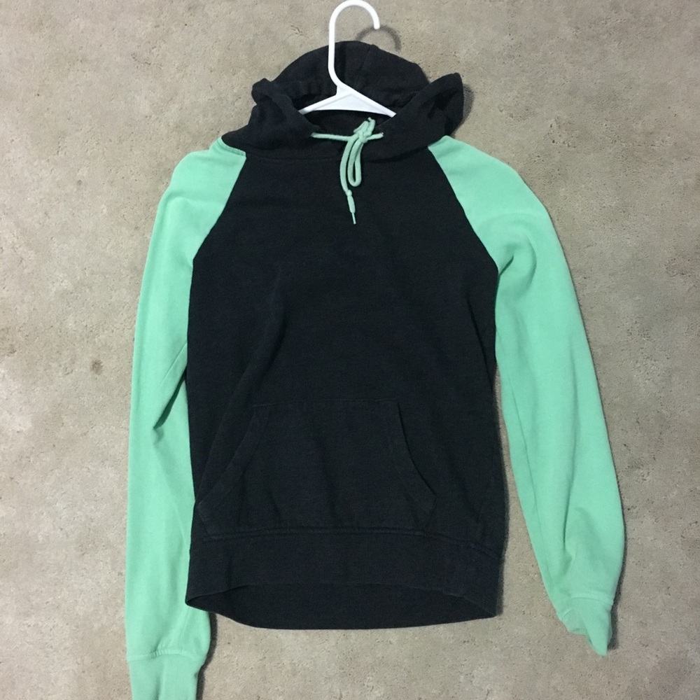 Mint Grey Hoodie