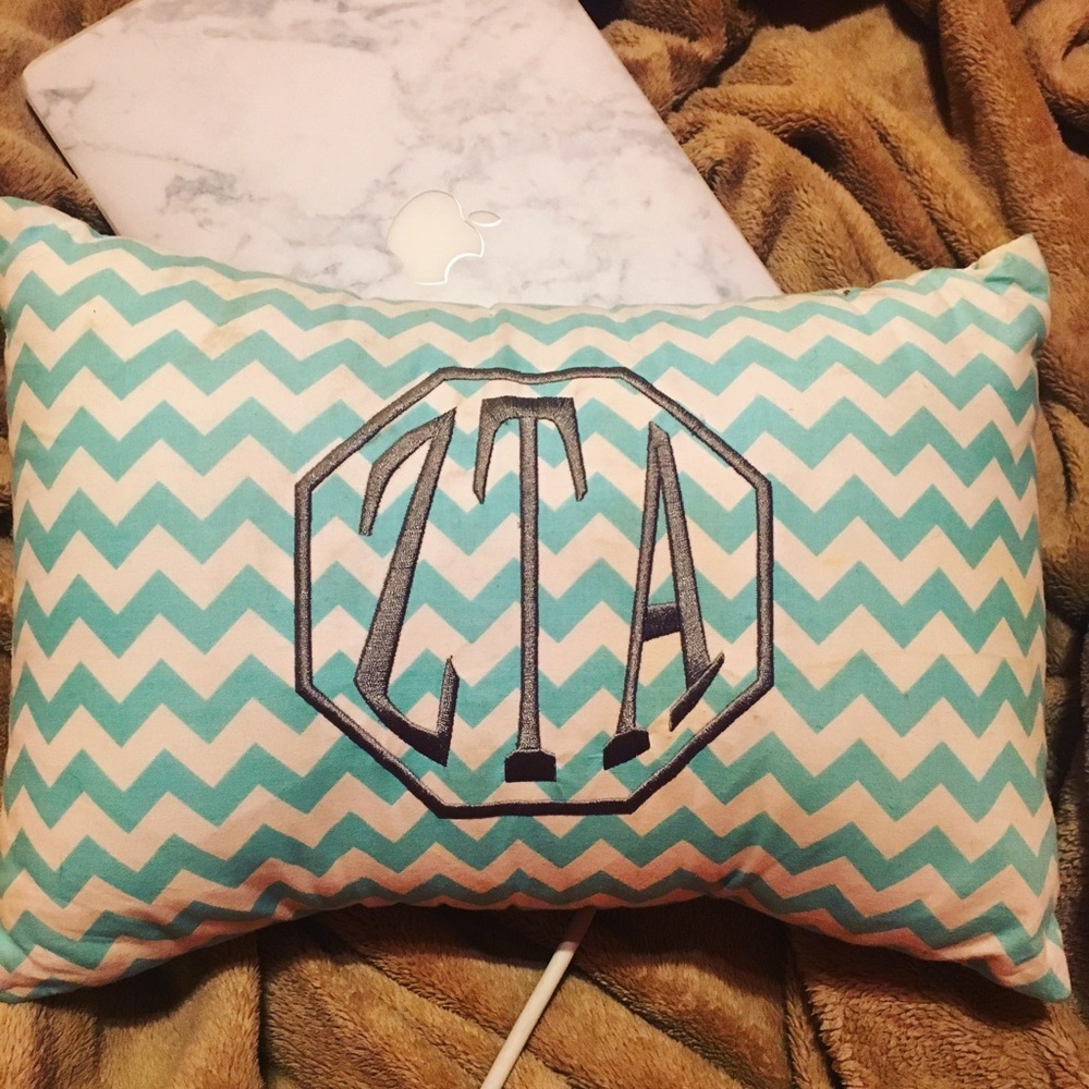Zeta Tau Alpha ZTA pillow