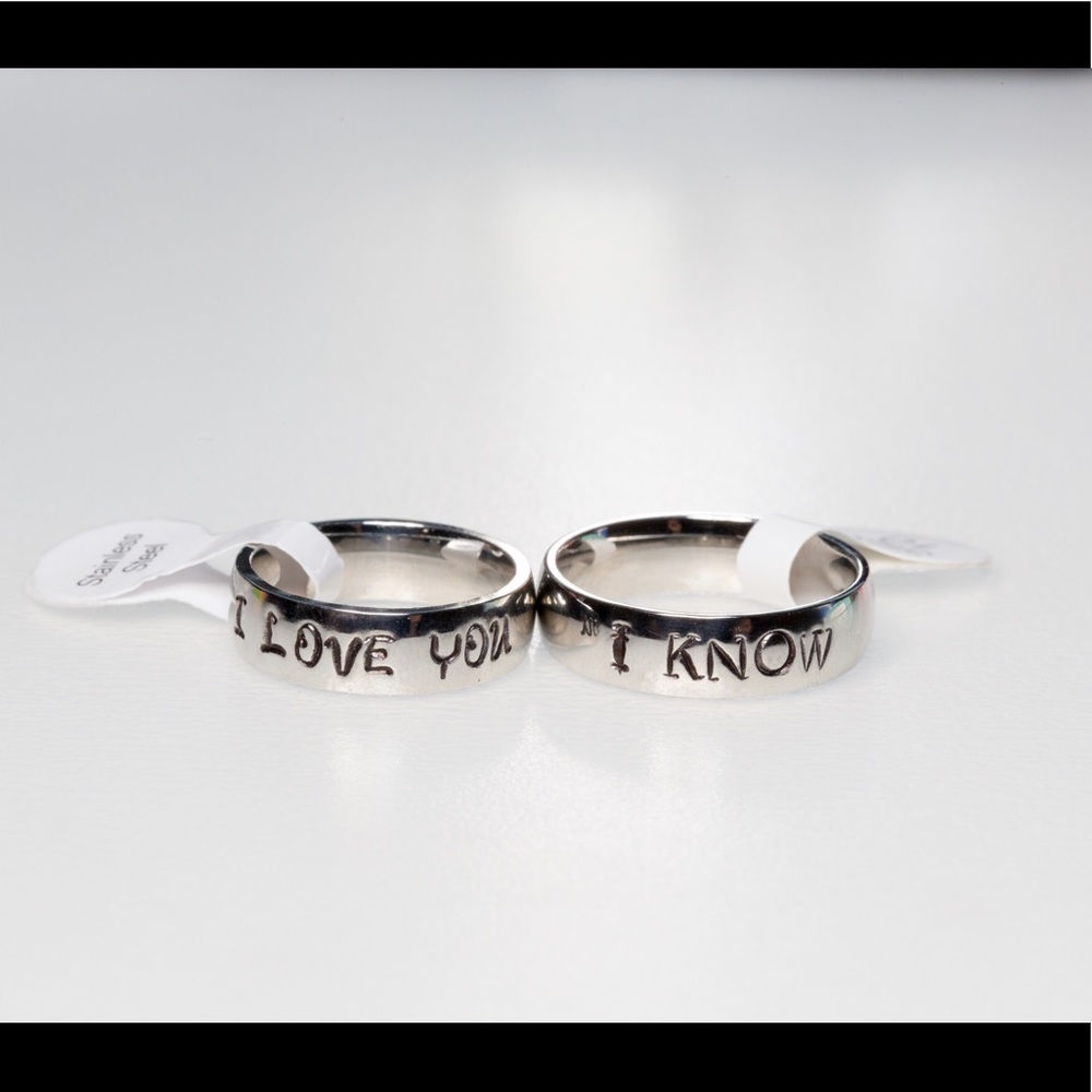 Star Wars Han and Leia Love ❤️ Couple Rings