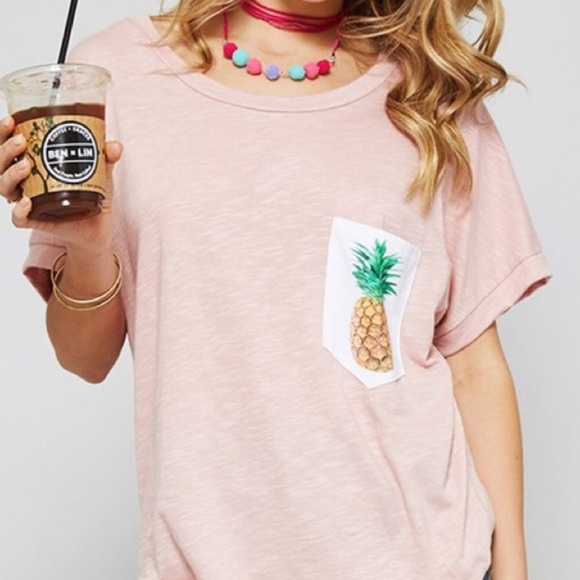 Pineapple Pocket Tee - Picture 2 of 3
