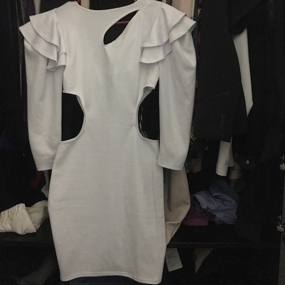 White Dress / cut out sides - Picture 1 of 1