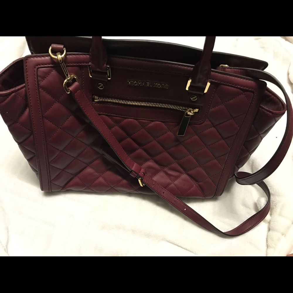 Michael Kors Large Satchel Selma Quilted
