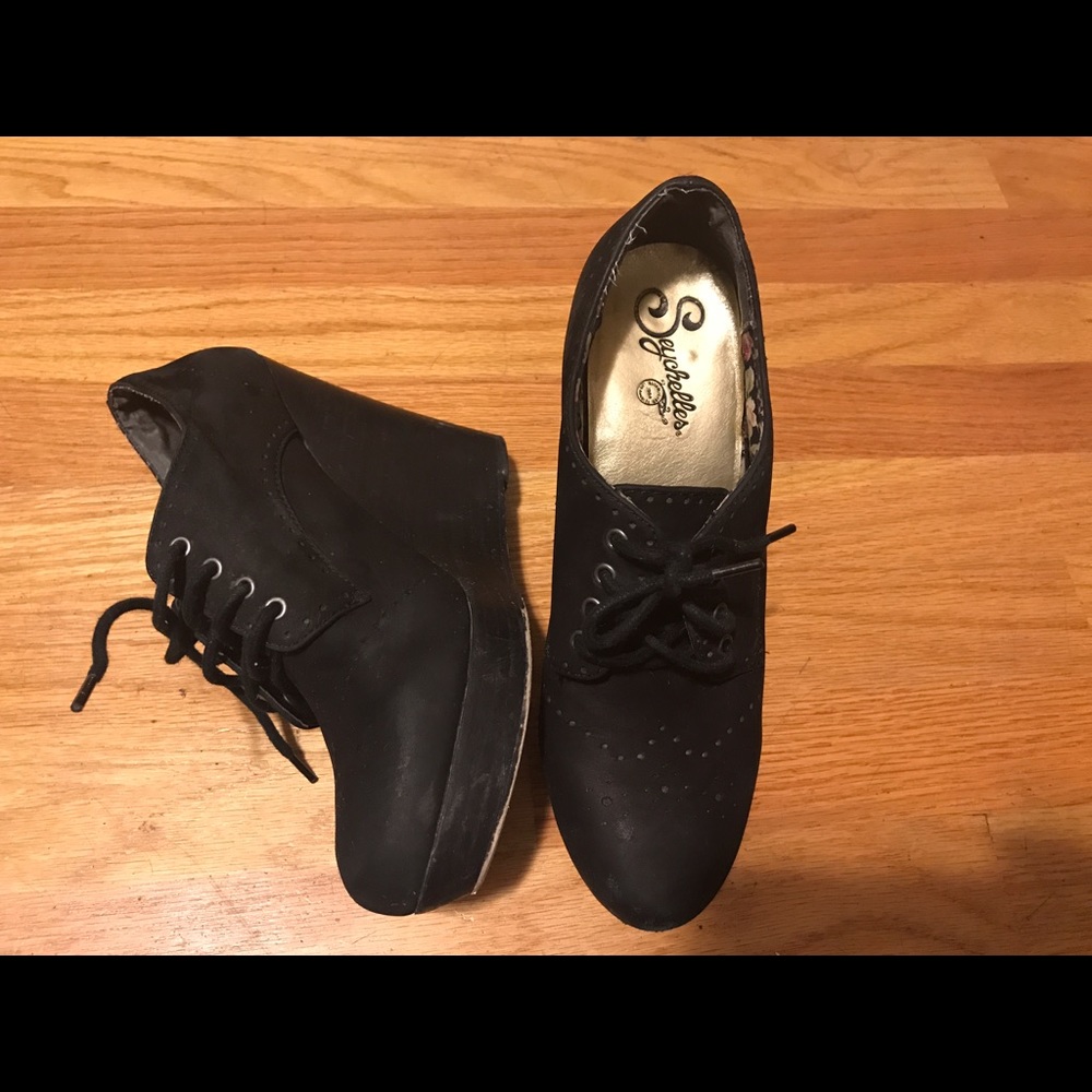 Seychelles Black Platforms
