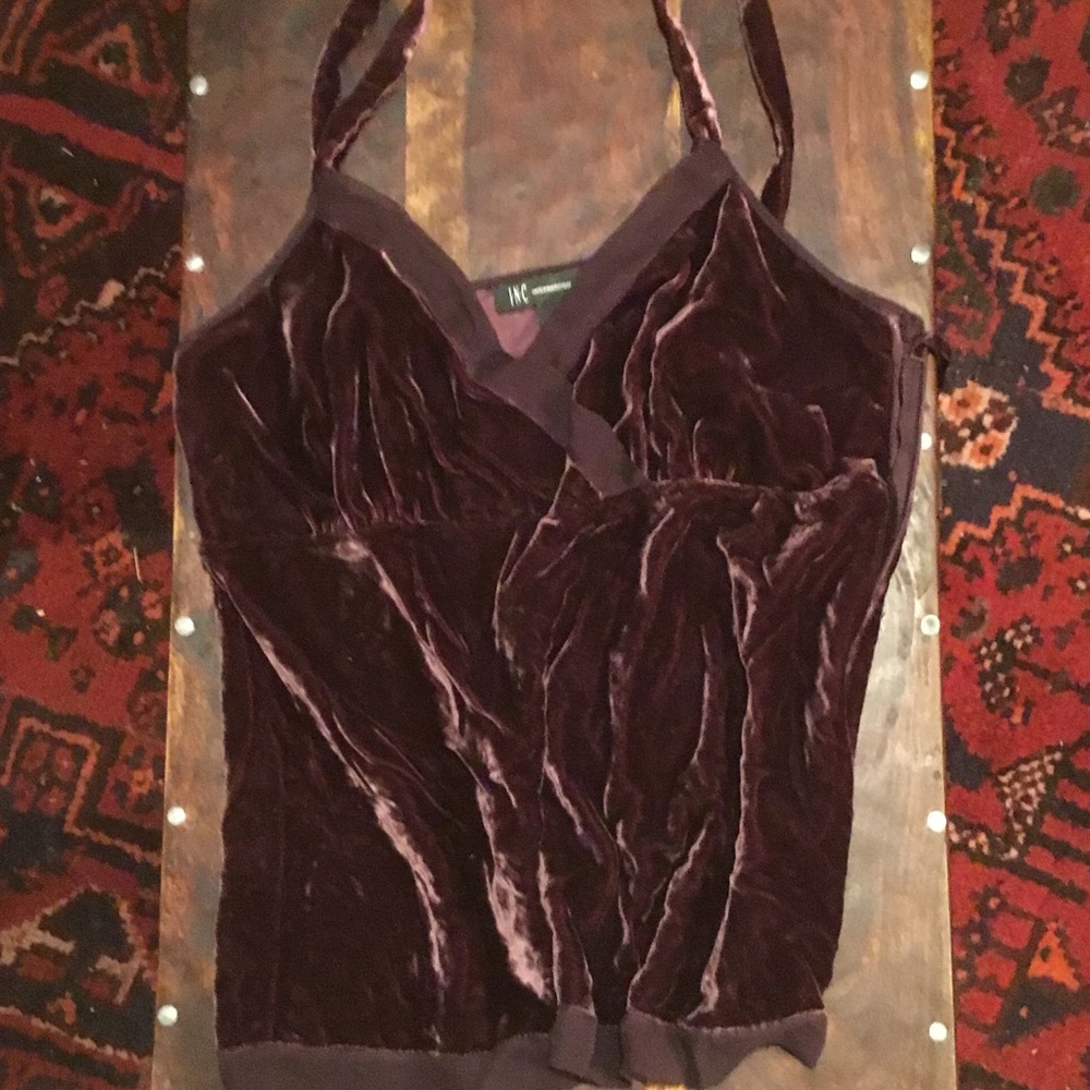 INC Velvet Camisole Tank - Beautiful & Lush!