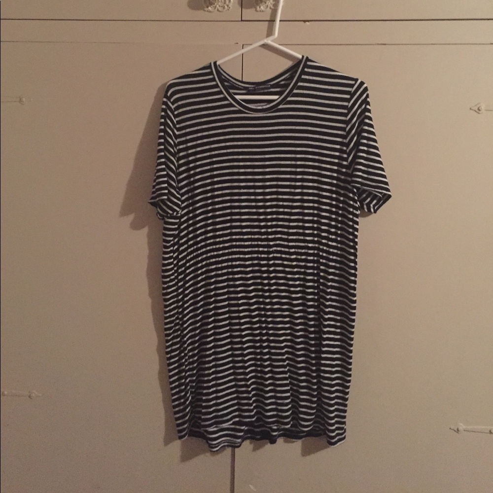 Stripped Brandy Melville Shirt Dress