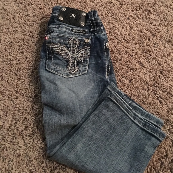 Miss Me Other - Little Girls Miss Me Capris