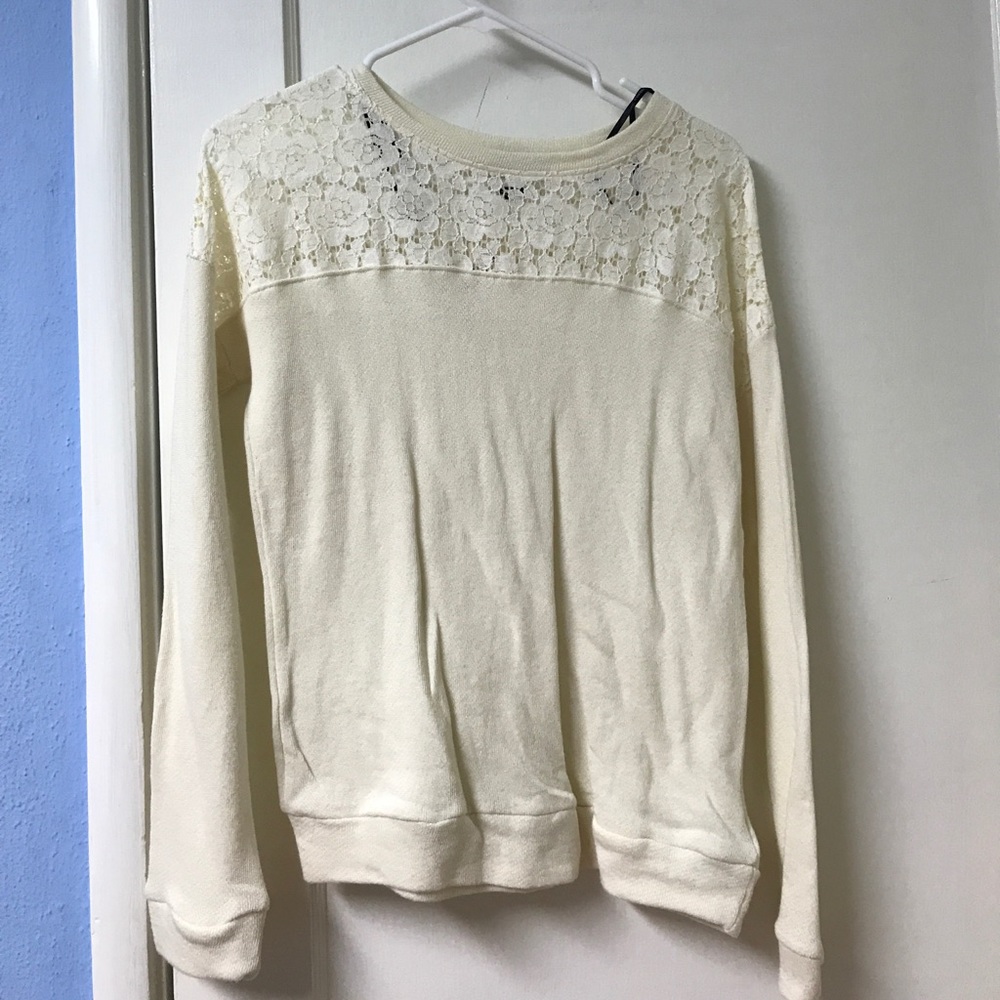 Lace sweater