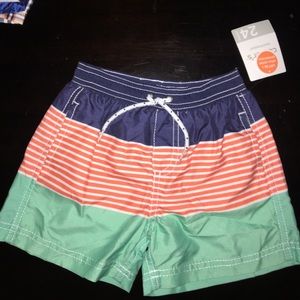 Toddler swim trunks shorts 24months brand new