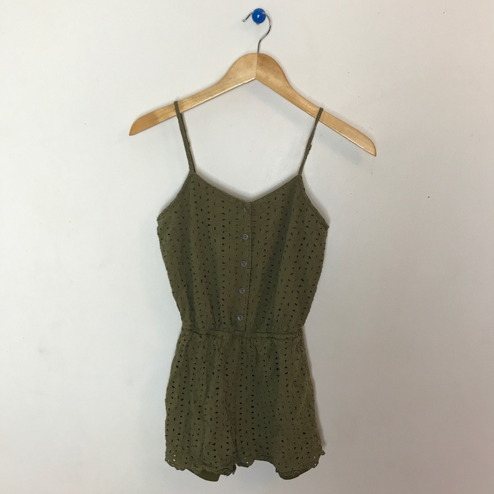 Forever 21 Green Summer Romper