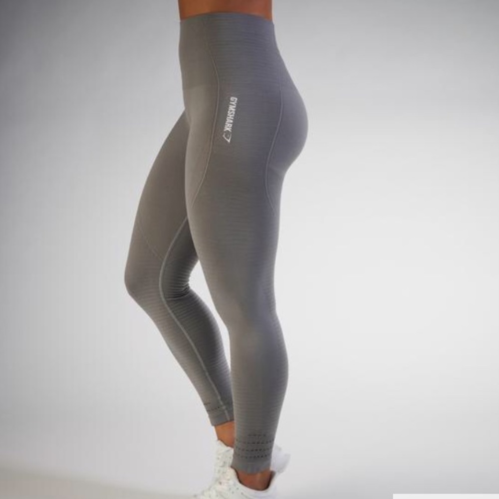 Gymshark High Waisted Seamless Leggings Slate Grey