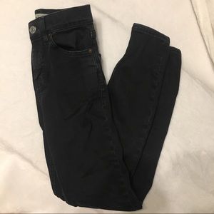 Black High waisted Topshop Moto Jeans