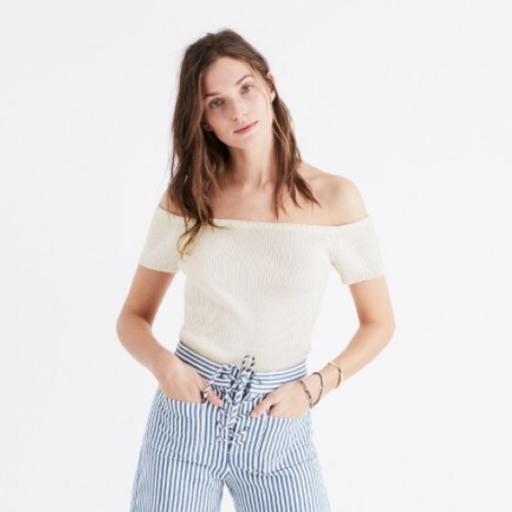Madewell off the shoulder top