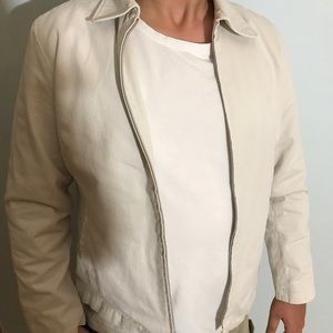 GAP Cream Zip- Up Jacket