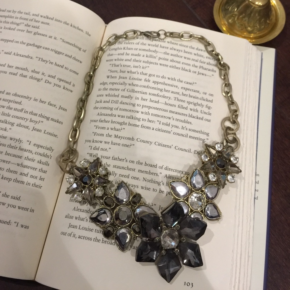 Top shop flower necklace