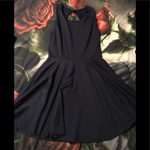 Navy blue sexy back medium