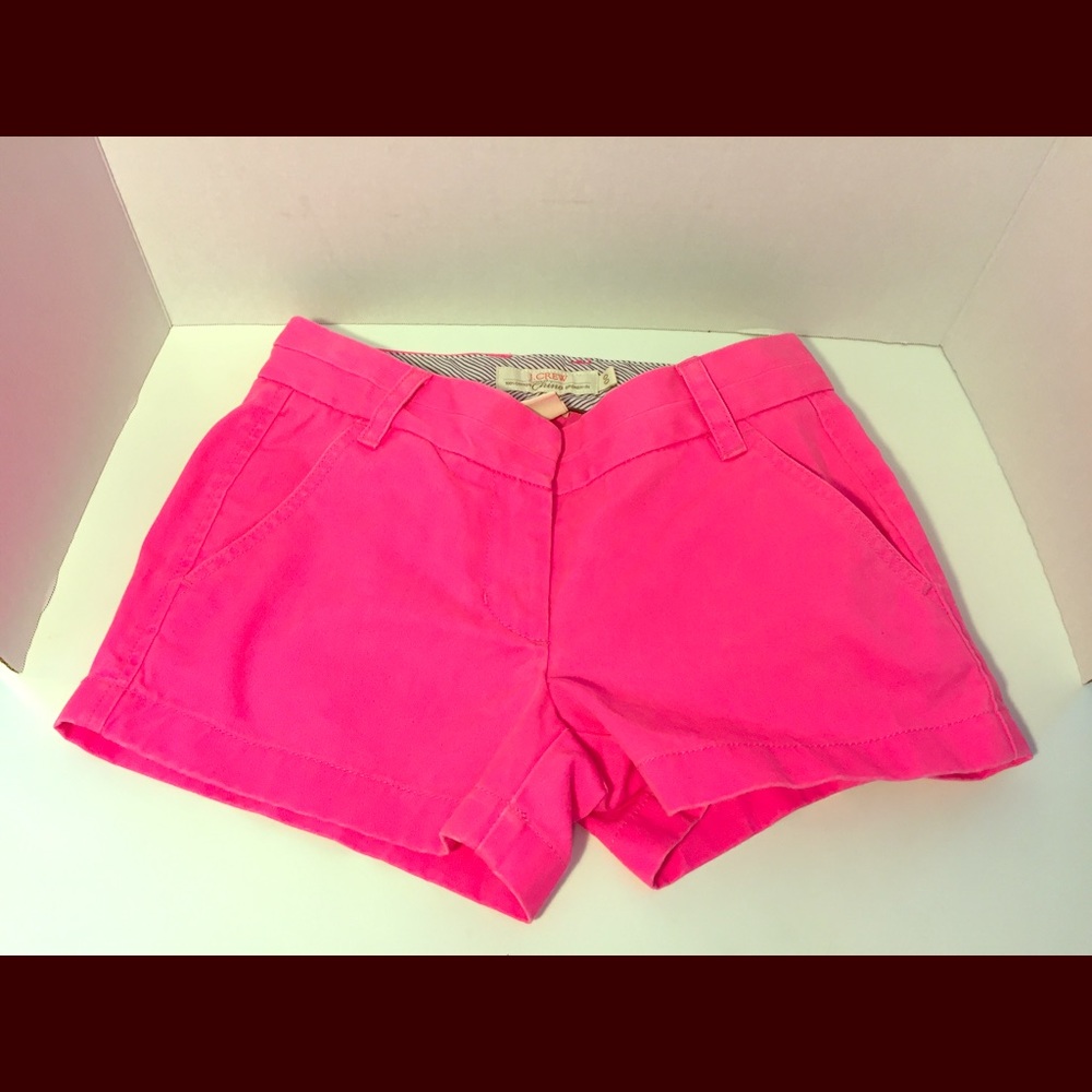 J. Crew Hot Pink Shorts