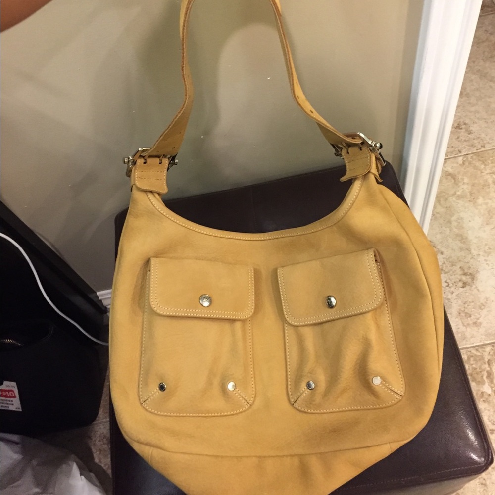 Longchamp, soft suede leather