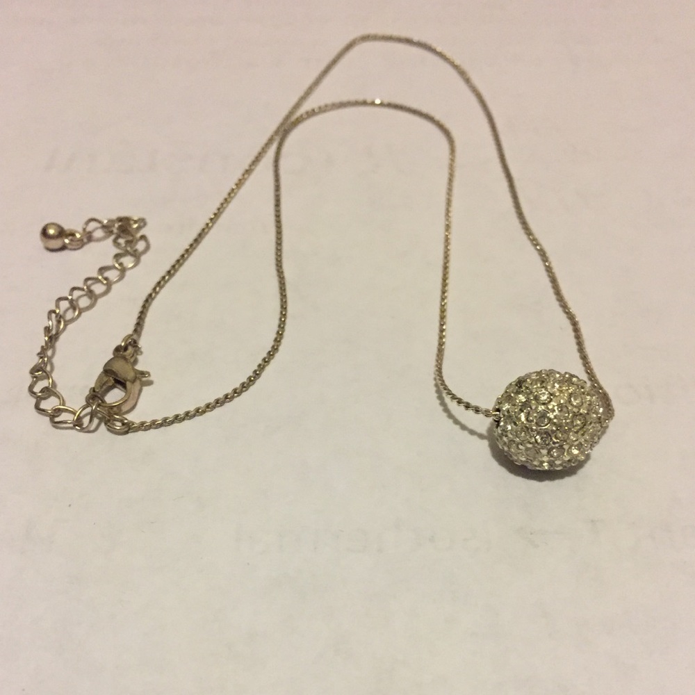 Sphere Pendant With Jewel-Like Embellishments