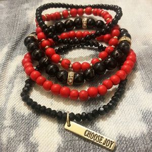 HANDMADE| "Choose Joy" Bracelet Set