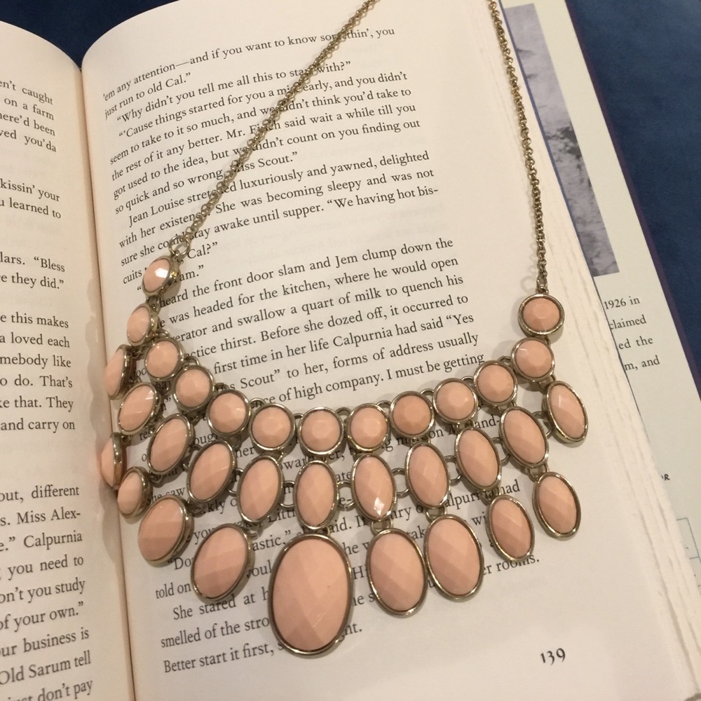Topshop pink necklace