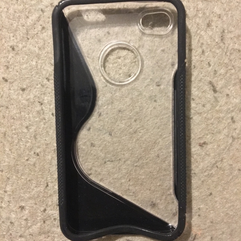iPhone 4 black and clear case