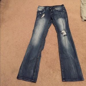 Rue21 bedazzled bootcut jeans